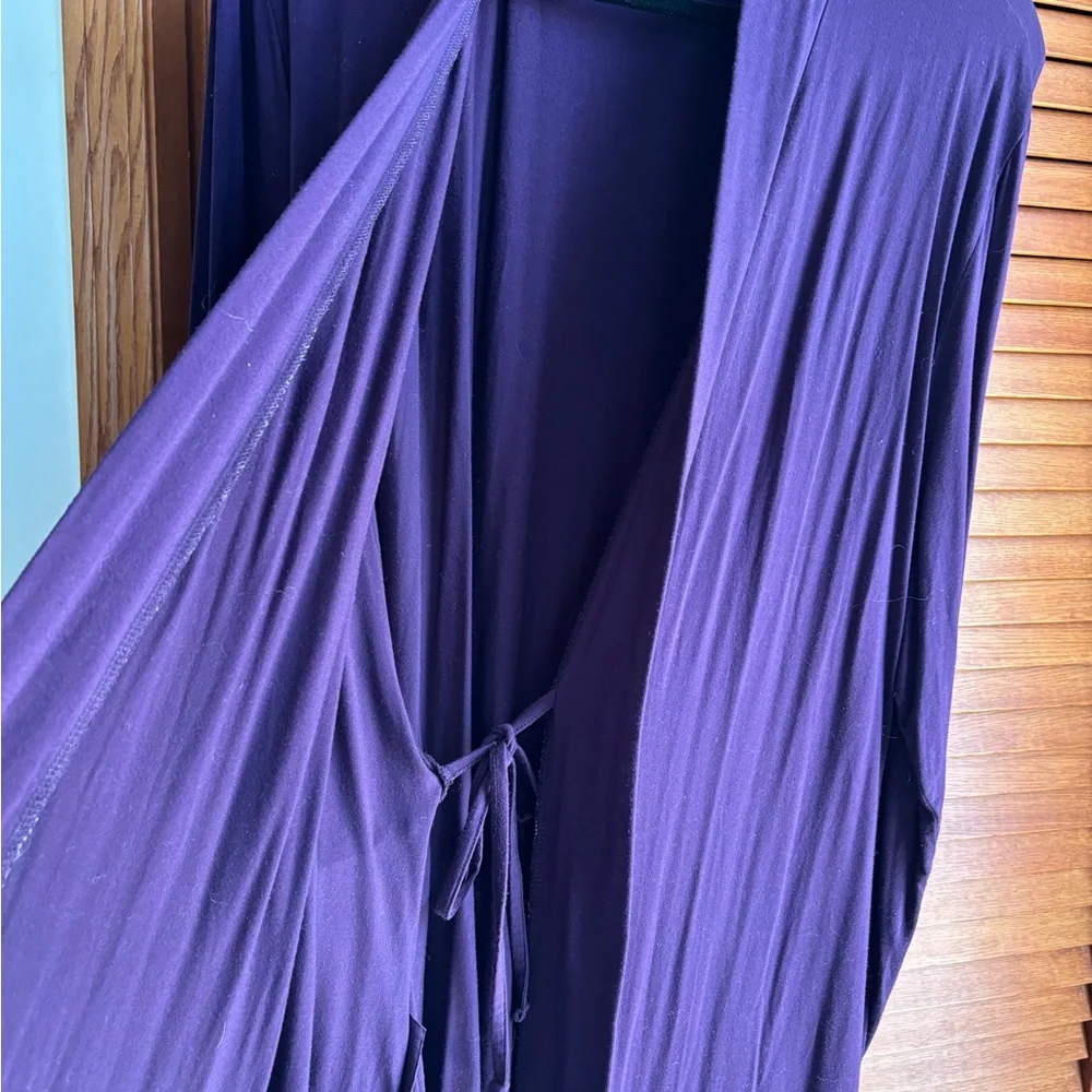 Bamboo Robe, English Violet - Picture 6 of 7